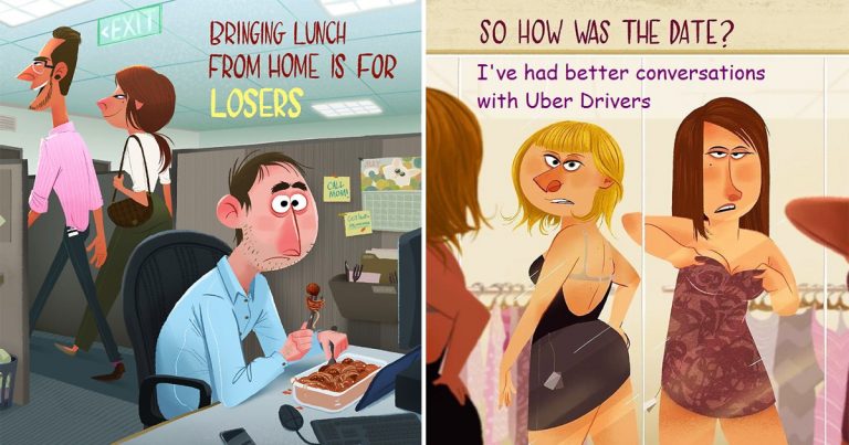 30 Hilarious Conversations Explained in Random Illustrations by Artists