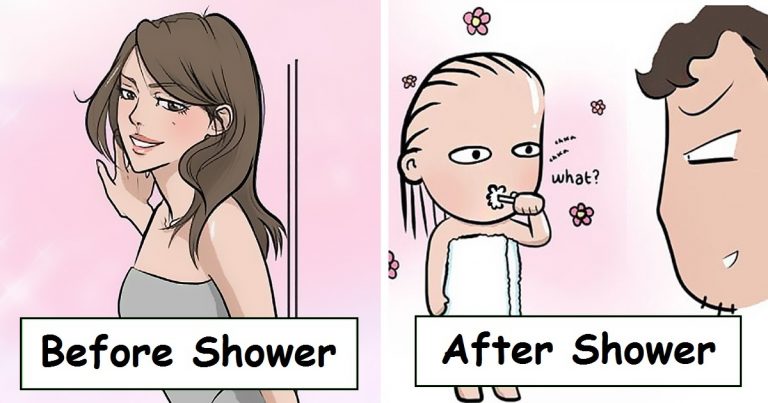 Comic Representations Showing The Facts When You Feel Relaxed in Your Relationship
