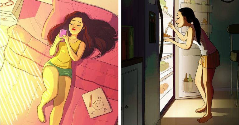 Illustrator Perfectly Captures the Overlooked Joys of Living Alone
