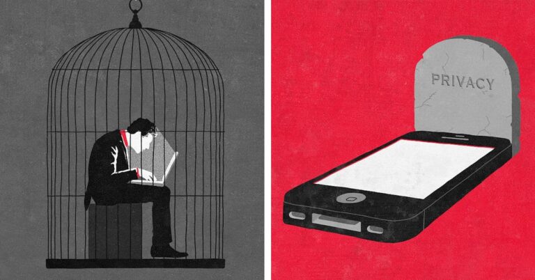 Thought-Provoking Illustrations Cleverly Visualize Themes of Modern Life