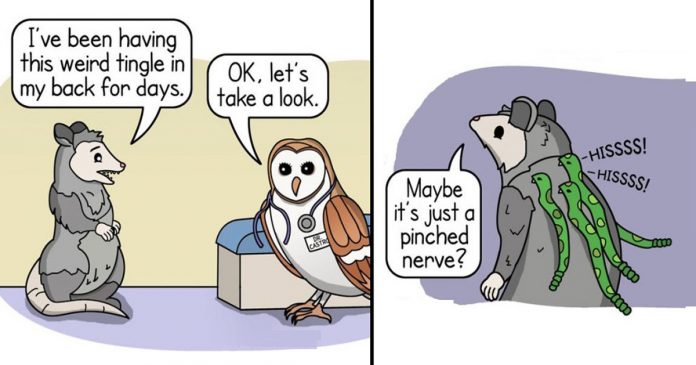 16 Funny Comics About The Daily Struggles Of Animal Parents Living In Today’s World