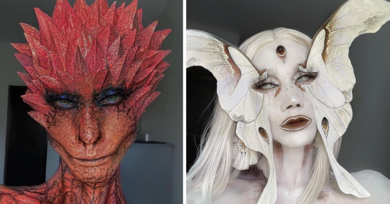 This Makeup Artist Has Some Mad Skills And Creates Terrifying Amazing Looks