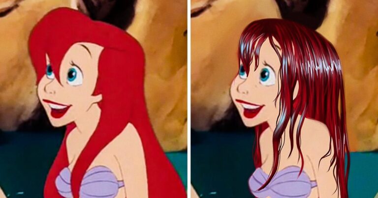 11 Hilarious Pics That Show What Disney Princesses Would Look Like With Realistic Hair