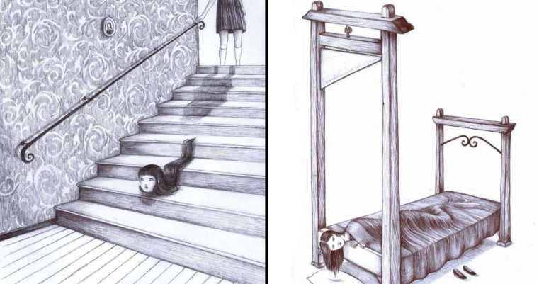 Artist Creates Surreal And Chilling Illustrations To Express Strange Feelings